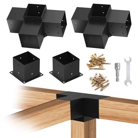 black metal brackets for pergola|6x6 wooden pergola brackets.